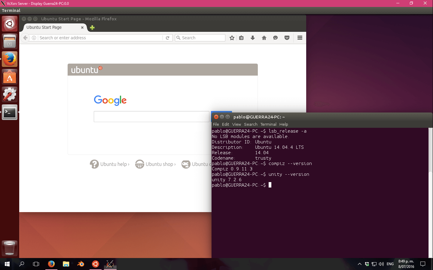 Linux windows hosting